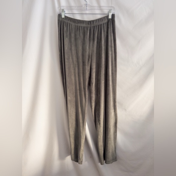 Juicy Couture Gray Velour Matching Set M Rhinestone Logo - Picture 6 of 8